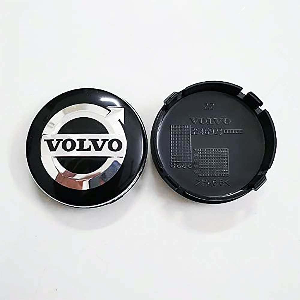 Coprimozzo 4 PZ 60mm per Volvo V40 V60 V90 S60 S40 V70 XC70 XC60 XC90 Coprimozzo per Mozzo Centrale per Auto Cerchi per Automatico Copertura Badge Emblem Sticker Tappi per Mozzo Ruota