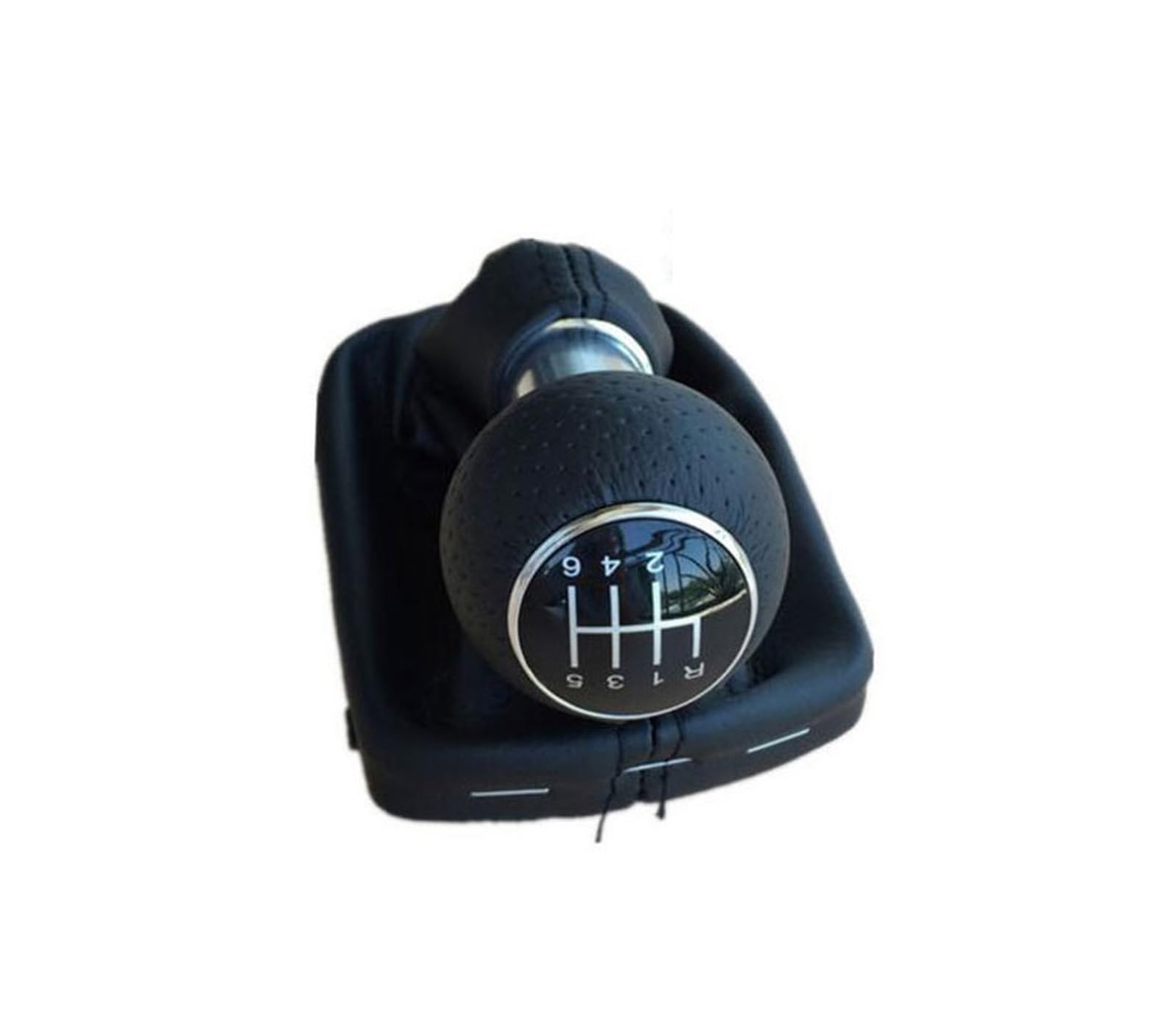 GXQKLSU Gear Shift Knob for A3 8L 1.6 Liter 1996 1997 1998 1999 2000 2001 2002 2003 Car Gear Shift Knob 23mm Manul Gear 5/6 Speed Car Parts(6speed)