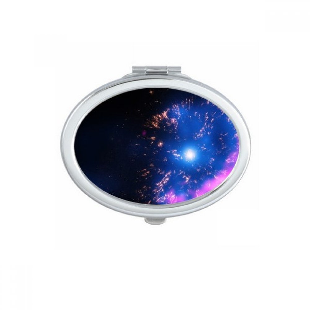 Miroir de poche espace parfait pour retouches maquillage en voyage