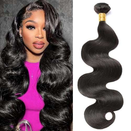 CSCHS 22 Inch Bundles Human Hair Extensions Body Wave Brazilian Human Hair Bundle Natural Black Hair Extensions