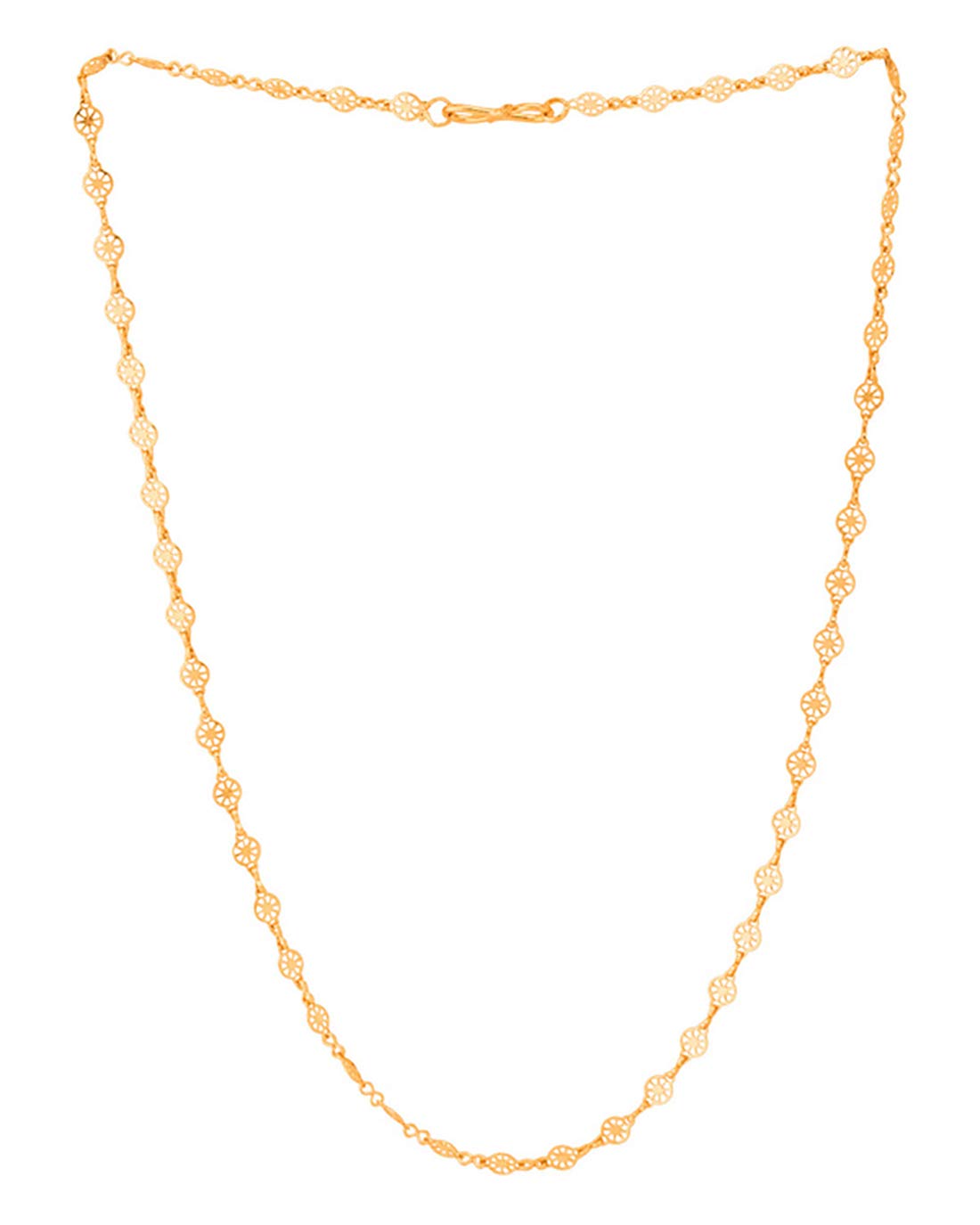 fashion frill Gold Plated Chain Necklace For Men Boys Women Girls Jewelry Ashoka Design Elegant Gift-picture-38