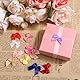 100 Stück Kleine Schleifen, 2.5 cm Mehrfarbige Mini Satinband Schleifen Mini Vorgefertigte Schleife für DIY Handwerk, Nähen, Scrapbooking, Geschenkverpackungen, Haarschmuck, Hochzeit Deko (20 Farben)
