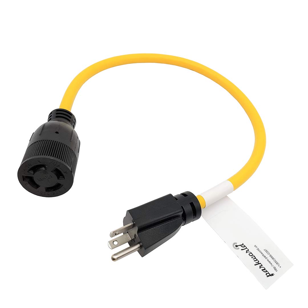 Amazon.com: Parkworld 61063 Adapter Cord 5-20 Male Plug to Locking