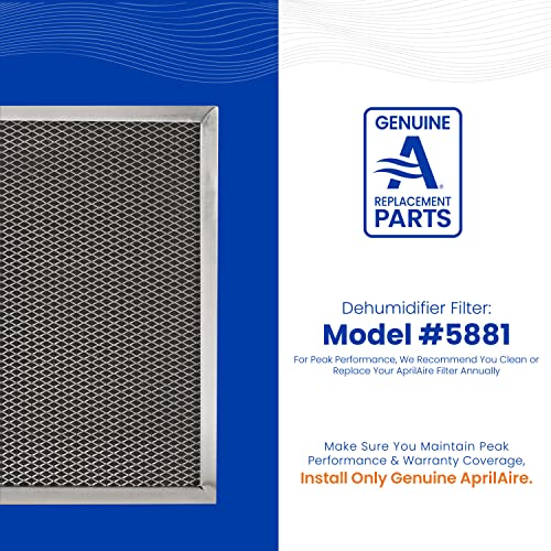 Aprilaire E100 Pro 100 Pint Dehumidifier For Crawl Spaces, Basements, Whole-Houses, Commercial Up To 5,500 Sq. Ft., White, Leveling Feet #TOP3