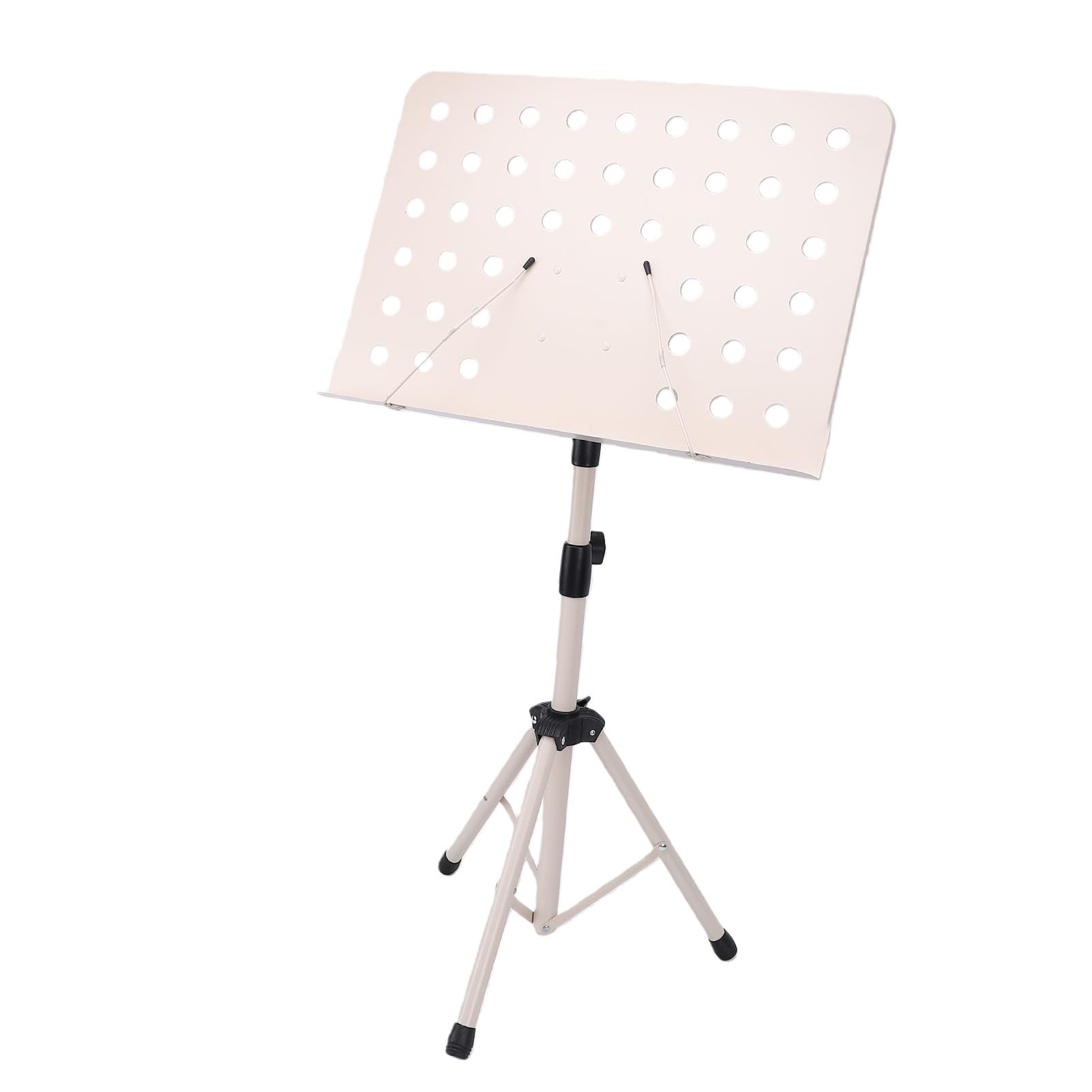 Karlak Leggio Regolabile per Spartiti e Tablet con Design Portatile per Viaggi e Scuola Beige 80-147,5 Cm