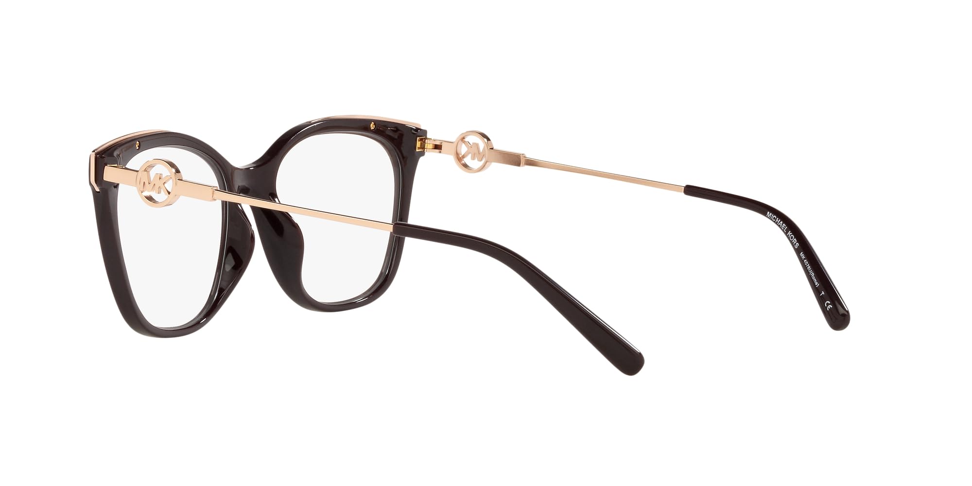 Michael Kors 0MK4076U Okulary, Brązowy/Złoto Różowe, 54 Unisex-Dorosły, Brązowy/Różowe złoto, 54