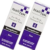 Nail Tek Xtra 4, Nail Strengthener for Weak and Damaged Nails, 0.5 oz, 2-Pack