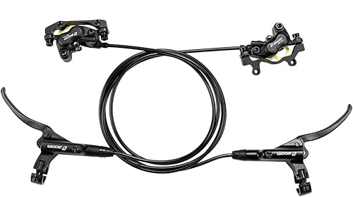 Miniatura 8 de BUCKLOS Zoom MTB - Juego de frenos de disco hidráulicos de 4 pistones, delantero izquierdo de 33.465 in, parte trasera derecha, 61.024 in, freno