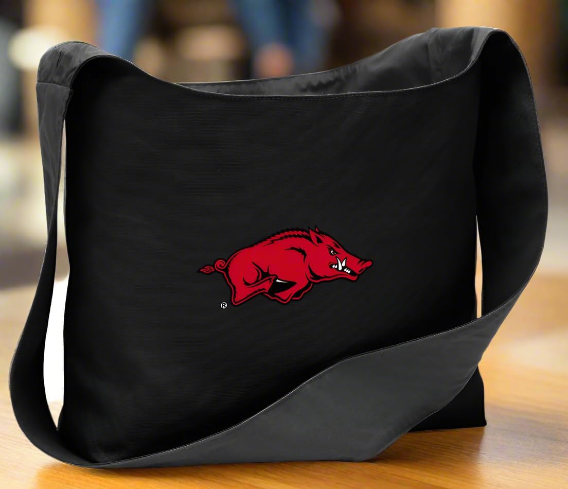 Broad Bay University of Arkansas Tote Bag Sling Style Across Body Shoulder Bags