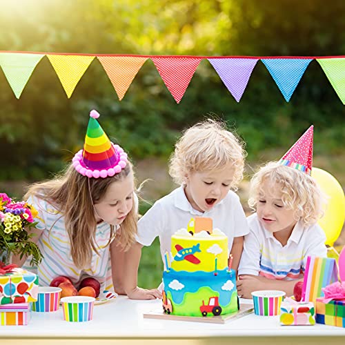 9 Pieces Birthday Cookie Cutter Set In Birthday Cake, Birthday Hat, Candle, Balloon, Banner, Present, Cupcake And Plaque Shape Stainless Steel Biscuit Cutter And 6 Pieces Sugar Stirring Pins #TOP6