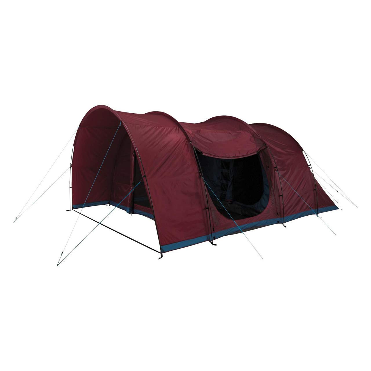 McKinley Family 40.5 Familienzelt Dunkelrot/Petrol One Size Sport & Freizeit