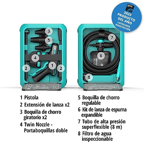 Miniatura 4 de Arxp Hidrolimpiadora De Alta Presión Box5 160dts Compact 2700 W, 160 Bar, 850 L H