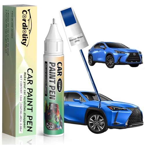 Image of Grecian Water(8Y6) Touch Up Paint Pen for Lexus,Car Paint Scratch Repair Pen Quick and Easy Fix Auto Paint Scratch