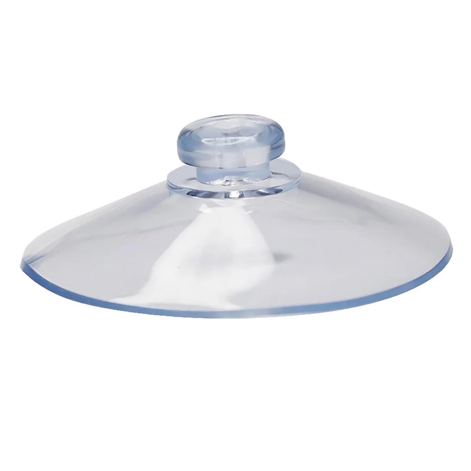 Paquete de 100 ganchos con ventosa, pared transparentes 40 mm