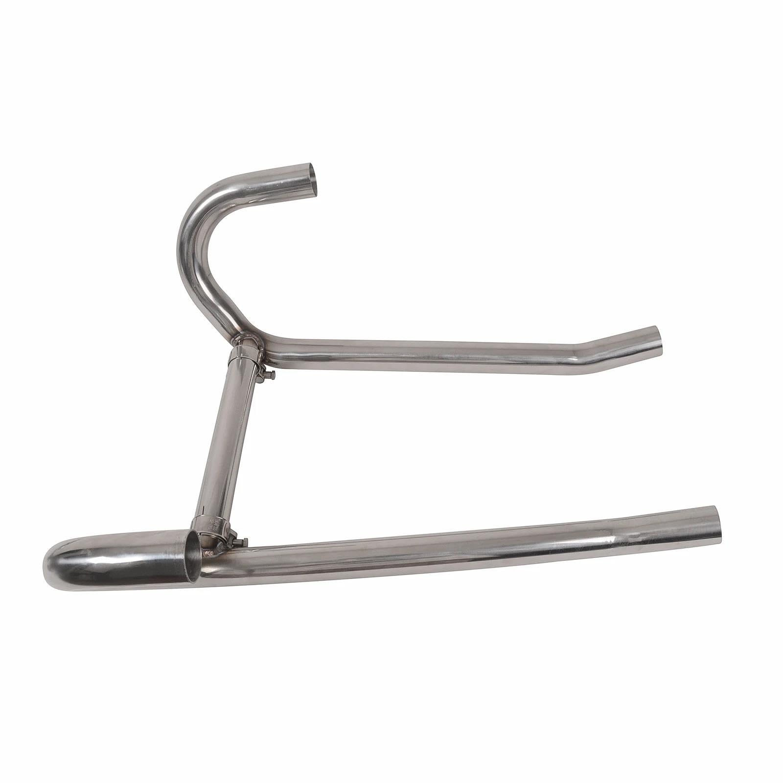 Collettore di Scarico Anteriore in Acciaio Inossidabile per Moto Cafe Racer da 38 Mm per B&MW R75 R80 R90 R100 Silenziatori