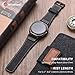Wristitani Leather Band Compatible with Samsung Galaxy Watch Ultra Bands 47mm(2024), Leather Strap For Men Women Present (Black, Galaxy Watch Ultra)