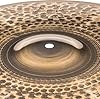 Meinl Cymbals Pure Alloy Custom Crash Medium Thin Cymbal 16 inch (Video) for Drum Set (40,64cm) Pure Alloy Bronze, Custom Smoked Bronze Finish (PAC16MTC) #3