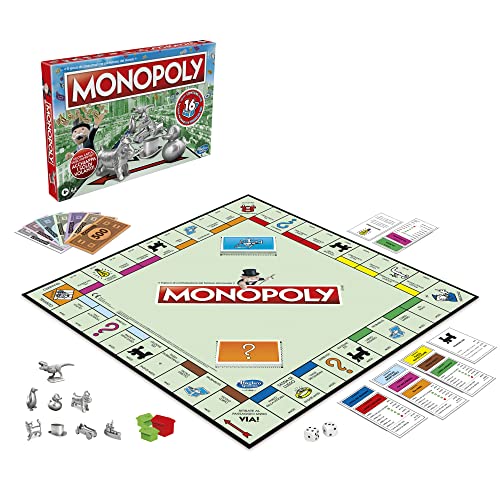 Monopoly Hasbro Gaming Classico, Gioco da Tavolo da 2 a 6 Giocatori per Tutta la Famiglia, Gioco per Bambini e Bambine da 8 Anni in su - immagine 4