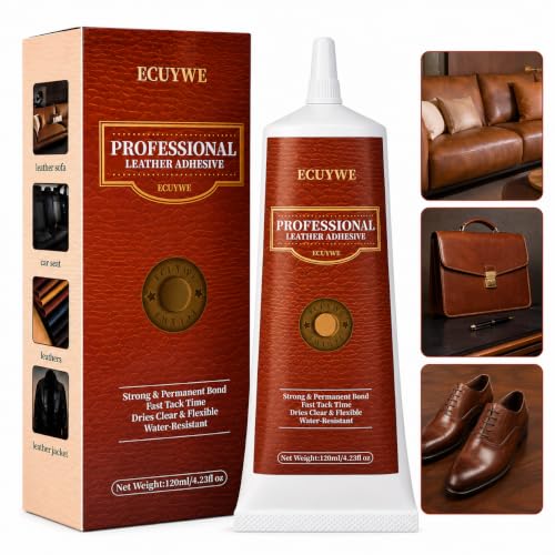 Wqapey Leather Glue 4.32oz Flexible