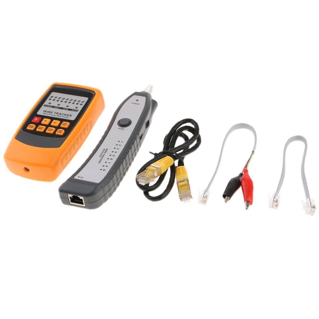 Fil tracer réseau GM60 avec testeur RJ11 émetteur et récepteur de câble