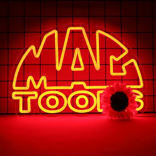 Image of WonderfulLife Tools Neon Sign for Hardware Shop Garage Decor,Led Signs for Man Cave Tools Store or Home Improvement Store,Easy Hanging.