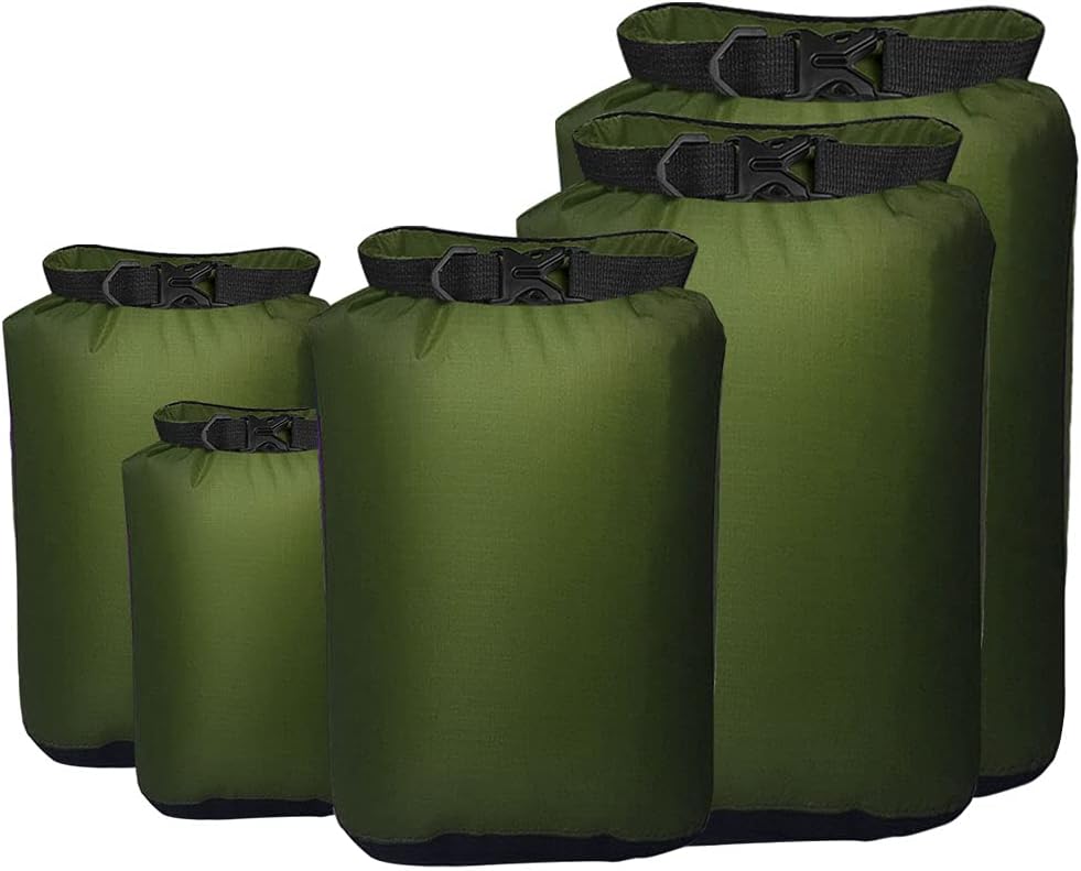 Pimoys 5 Pack Waterproof Dry Sacks