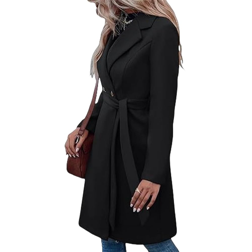 Amazon.com: Tednrk Wool Coat for Women Mid Length Long