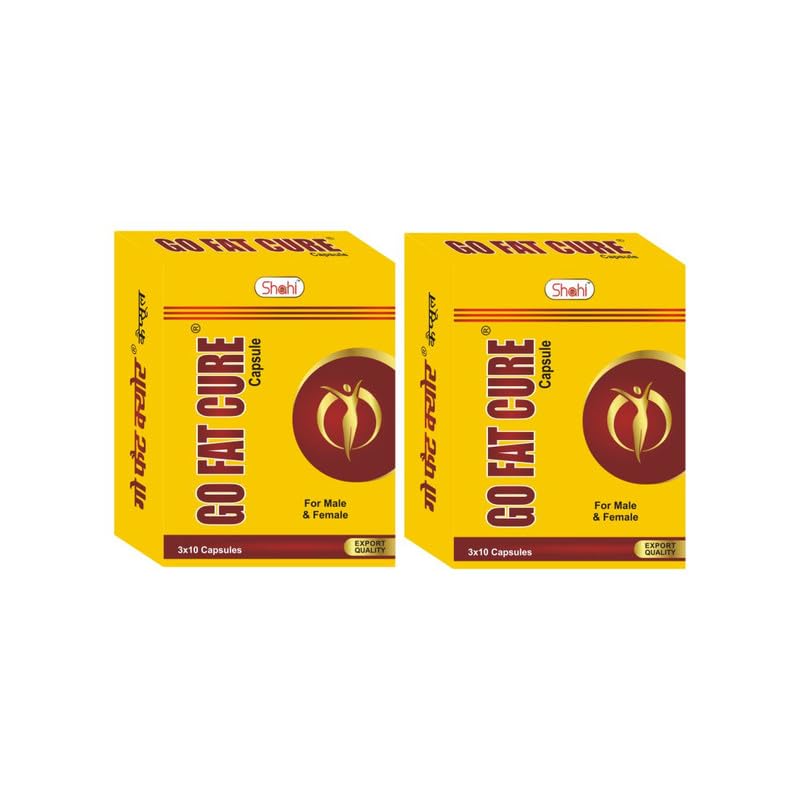 Shahi - Go Fat Cure Capsules - Pack of 2, 60Cap