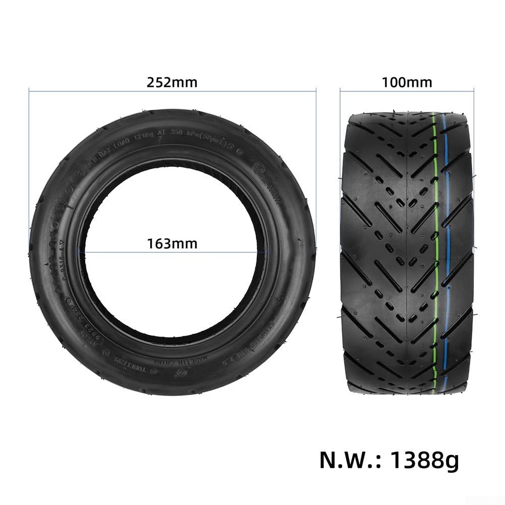 Neumático de goma de alta densidad E-Scooter de 11 pulgadas de goma de alta densidad