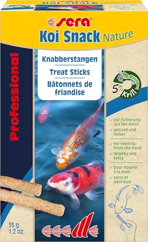 sera Koi Snack Nature 20 St (35 g) - Koifutter - der Snack zur Fütterung aus der Hand