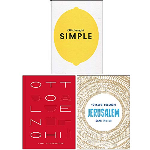 Collezione Yotam Ottolenghi Set di 3 libri (Ottolenghi SIMPLE, Ottolenghi The Cookbook, Gerusalemme)