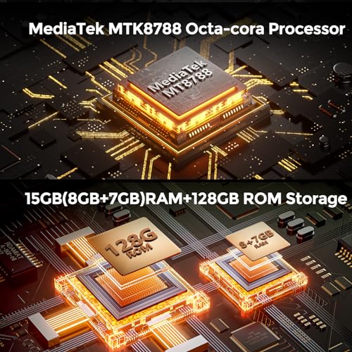 Image of FOSSIBOT F101 Pro Rugged Smartphone Unlocked, Dual Screen 10600mAh Battery 15+128GB Storage MTK8788 Octa-cora Processor 24MP+8MP+5MP Camera 5.45 inch HD+ Screen Android 13 IP68 /IP69K 4G Dual SIM NFC OTG
