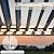 SHPAI 10’ x 13’ Louvered Pergola, Outdoor Pergola Aluminum Frame with Adjustable Rainproof Metal Roof, Permanent Sun Shade with Drainage System for Backyard, Garden and Lawn (Wooden Grain)