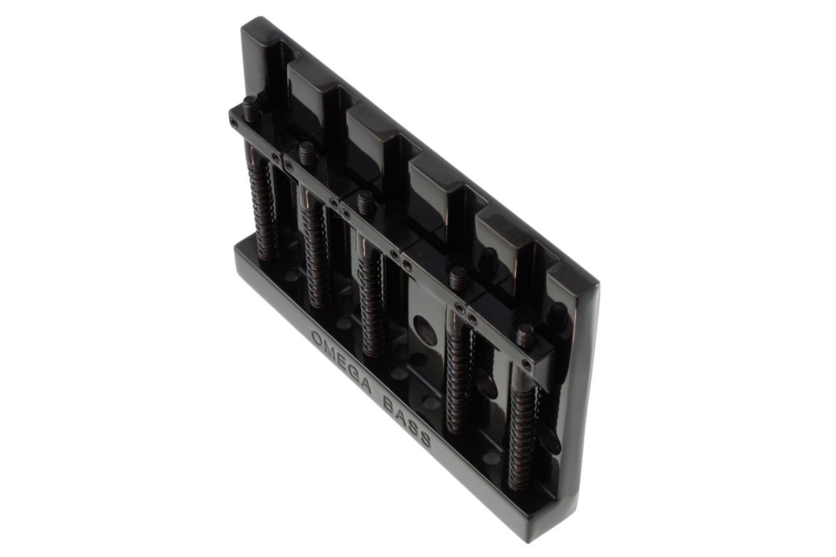 Amazon.com: Allparts BB-3360-003 5-String Omega Bass Bridge Black