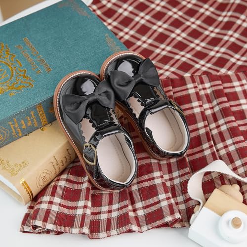 Toddler Girl Mary Jane Dress Oxford Shoes-Little Girl School Uniform Shoes for Wedding Party3