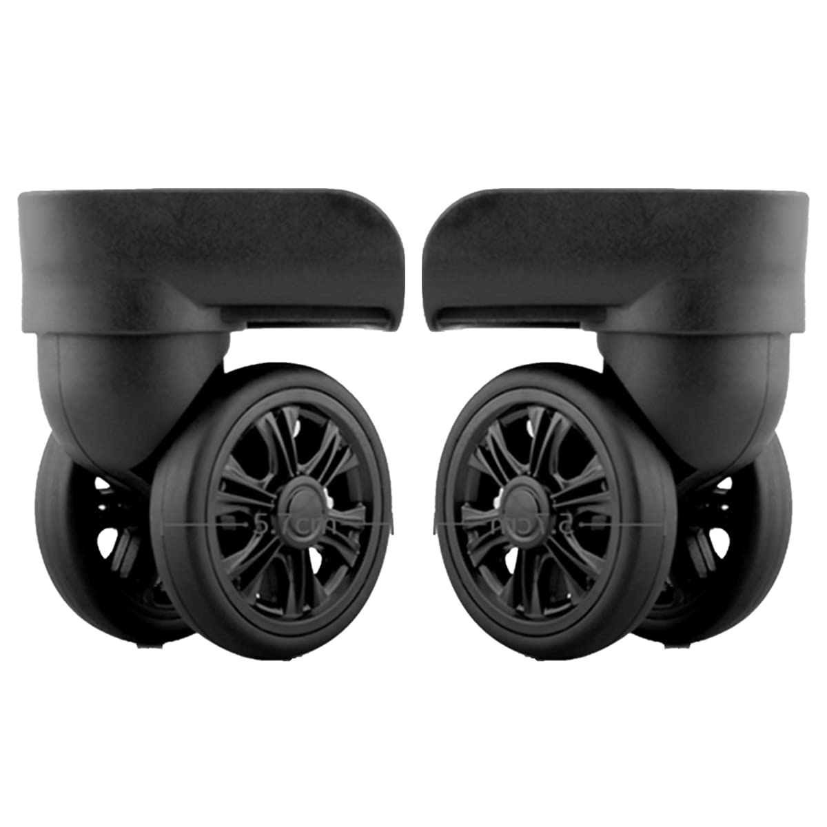 Reemplazo de ruedas de equipaje, Ruedas for maletas, ruedas for equipaje, ruedas de plástico giratorias de 360 ​​grados, ruedas for maletas de viaje, reparación de ruedas for maletas, reemplazo de rue