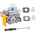 Podoy 26cc Carburetor for Homelite Ryobi C1U-H60 308054013 with Adjusting Tool Kit Primer Bulb 25cc 30cc String Trimmer Backpack Blower Weed Eater Carburetor