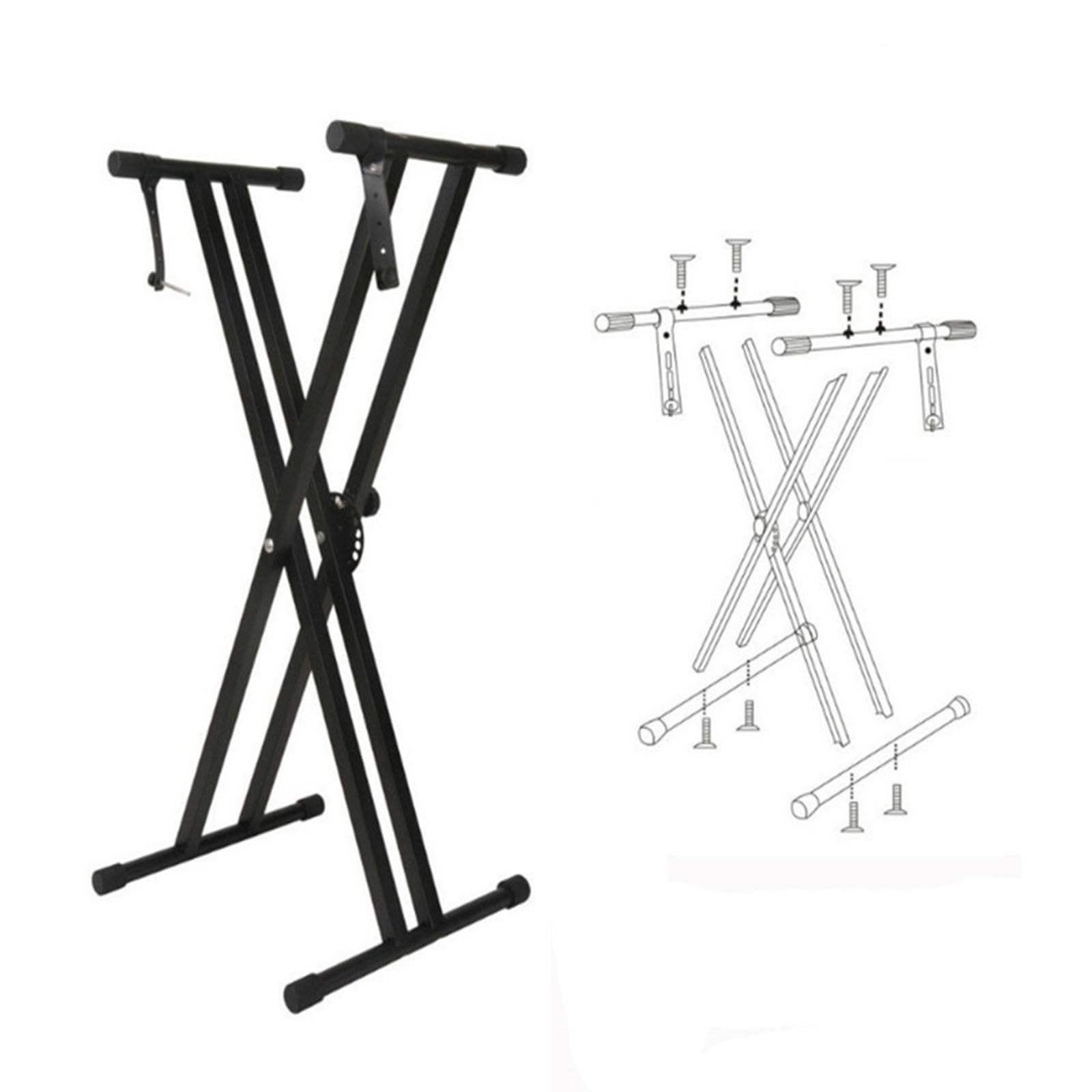 Keyboard Stand Double Braced Electronic Piano Stand for Stage Amateur Travel