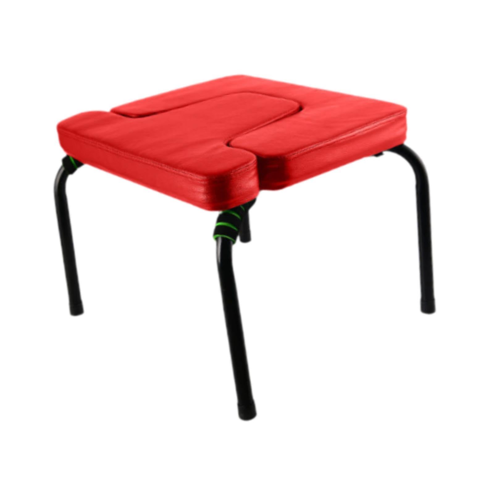 BNF® Yoga Headstand Bench Steel Frame Strong Upside Down Chair Headstand Trainer Red NO Mat-Sporting Goods-Fitness, Running & Yoga-Yoga & Pilates-Yoga Props-1 Yoga Headstand Bench