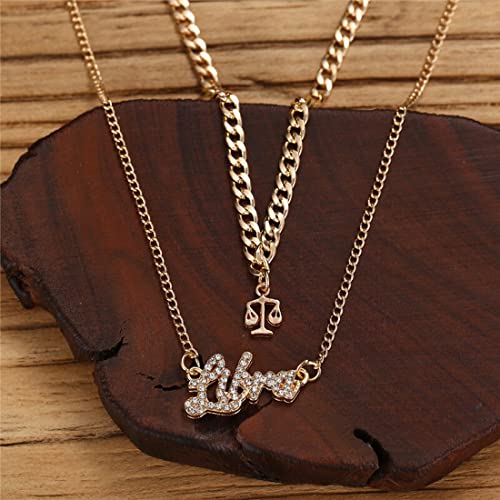 Layered Astrological Necklace for Plated Jewellery