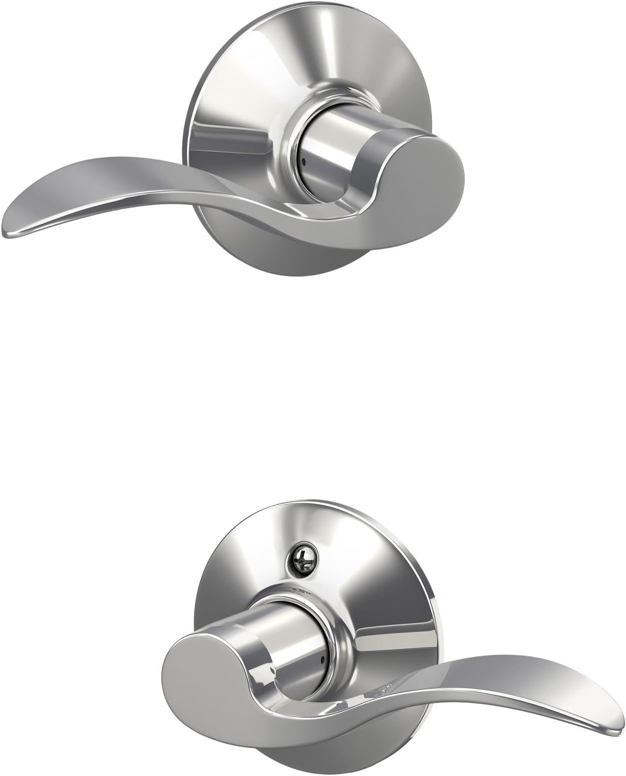 SCHLAGE F10 Acc 625 Accent Z-Wave Connect Camelot Touchscreen Deadbolt, Bright Chrome (Pack of 8)