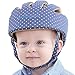 IULONEE bébé casque de protection pour enfant Chapeau infantile Tête de protection Chapeau de coton pour enfant réglable casque de sécurité (Bleu élégant)