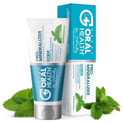 Pro-Mineralizer Toothpaste - Nano Hydroxyapatite & Enamel Support Toothpaste w/ Xylitol Aloe Vera & Sea Salt - Anti Cavity & Fluoride Free NanoHydroxyapatite Toothpaste - Dentist Formulated Toothpaste