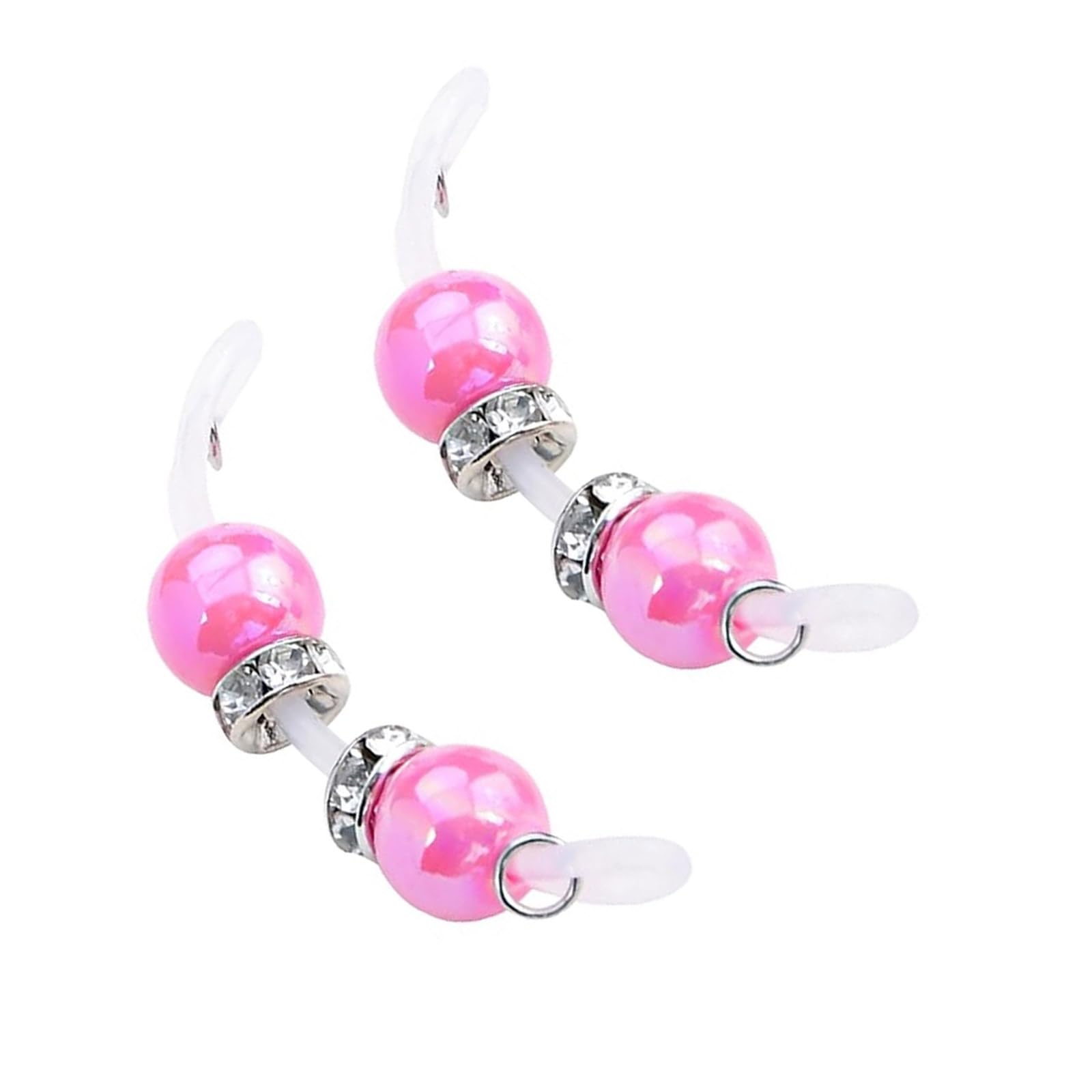 XAGMODSHN None Pierced Nipples Jewelry Faux Nipples Piercing Rings Nipple Noose Fake Body Piercings Chain Barbells Fake Rings