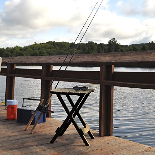 Adams Manufacturing 8500-60-4702 Quik-Fold Side Table, Earth Brown/2 Pack #TOP1