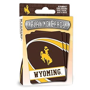 MasterPieces Family Games – NCAA Wyoming Cowboys Playing Cards – Officially Licensed Playing Card Deck for Adults, Kids, and Family, 2.5″ x 3.5″