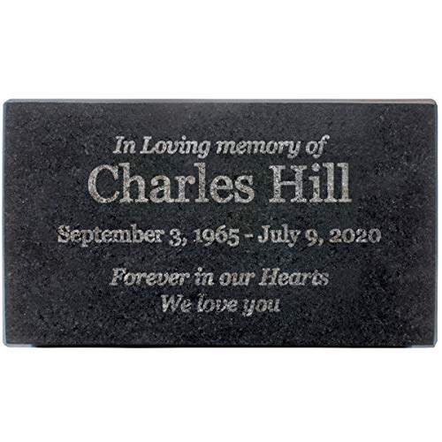 Customized In Loving Memory Memorial Plaque (7x4x2)