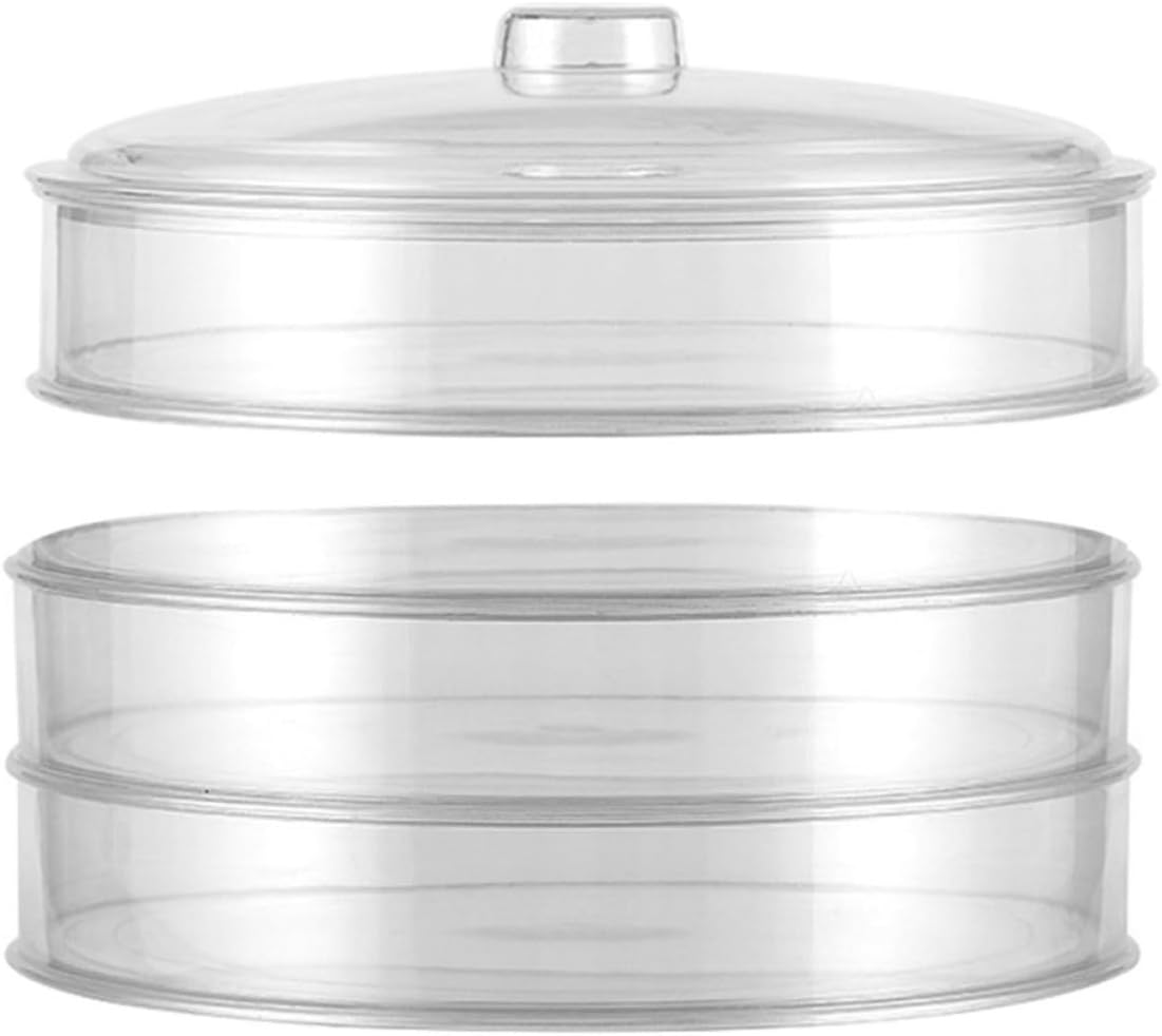 Multi-functional Acrylic Tea Storage Box with Three Layers for Tea and Candy, Creative Shape with Delicate Design, for Business and Wedding Use