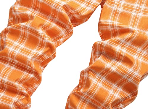 RANMCC Plaid Pants for Men Skinny Flat-Front Stretch Slim Casual Business Dress Pants3