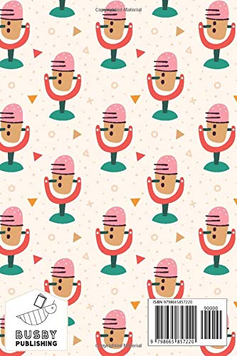 Podcast Notes: Lined Journal Notebook - Colorful Podcasting Microphone Design - College Ruled - 6 x 9" - Image 2